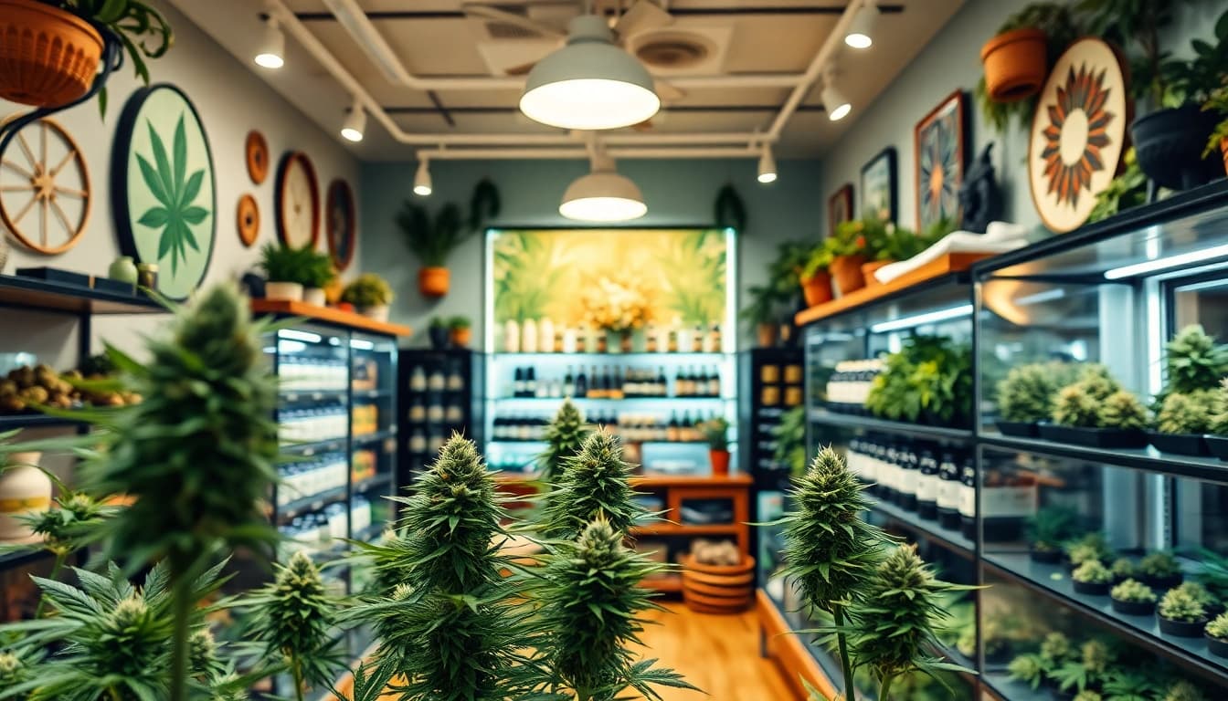 Shop vibrant cannabis products online at 420 Weed Online London with inviting atmosphere and quality.