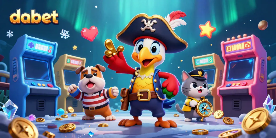 Join dabet’s thrilling adventure with a pirate captain and crew in vibrant 3D gaming action.