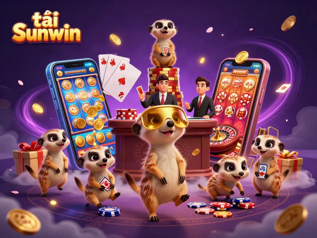 Play and win bigger in tải Sunwin with edgy casino games brought to life by lively meerkats.
