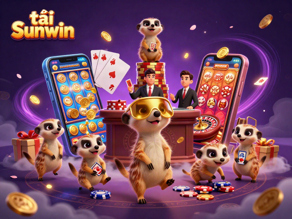 Play and win bigger in tải Sunwin with edgy casino games brought to life by lively meerkats.