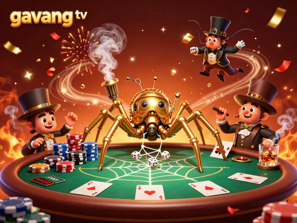 Experience the excitement of gambling with gavang tv's immersive casino action featuring detailed characters and vibrant casino elements.