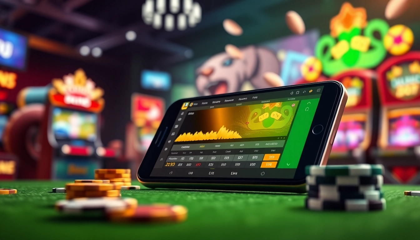 Exciting online betting experience at new88go.com with mobile interface and casino elements.