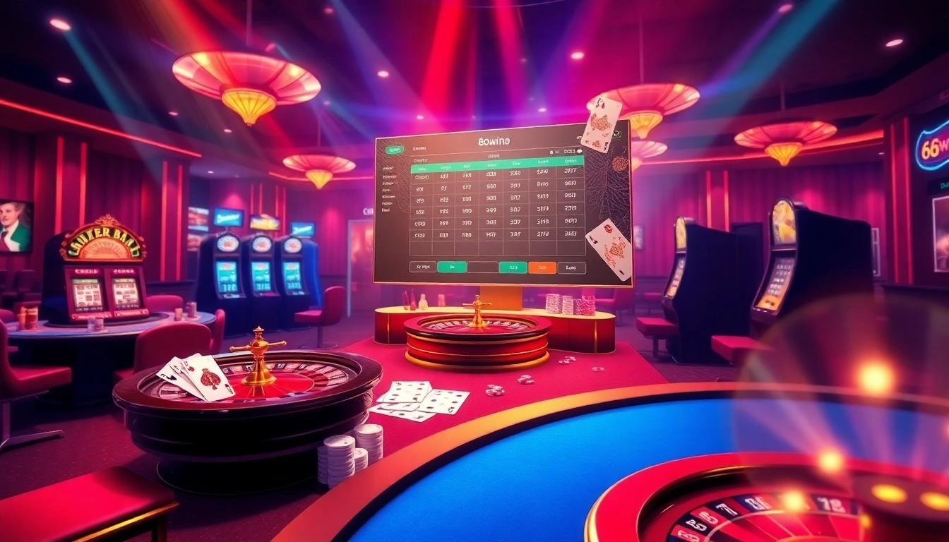Players enjoying various games at 68win's stunning online casino.