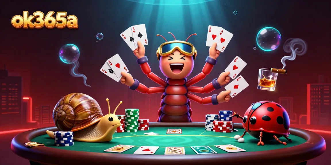 Experience thrilling gameplay at ok365a with a dynamic dealer scene filled with vibrant poker action.