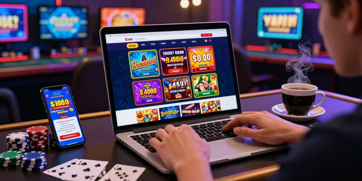 Exploring top credit card casinos through crownwoods.org.uk with vibrant graphics and immersive gaming experience.